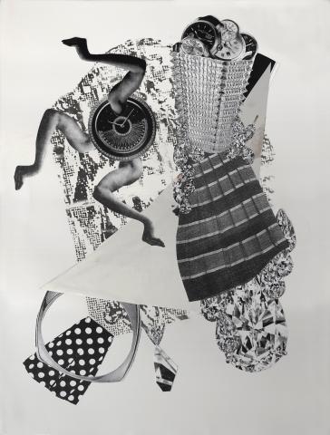 time, money, collage, Francesca Pastine, Eleanor Harwood